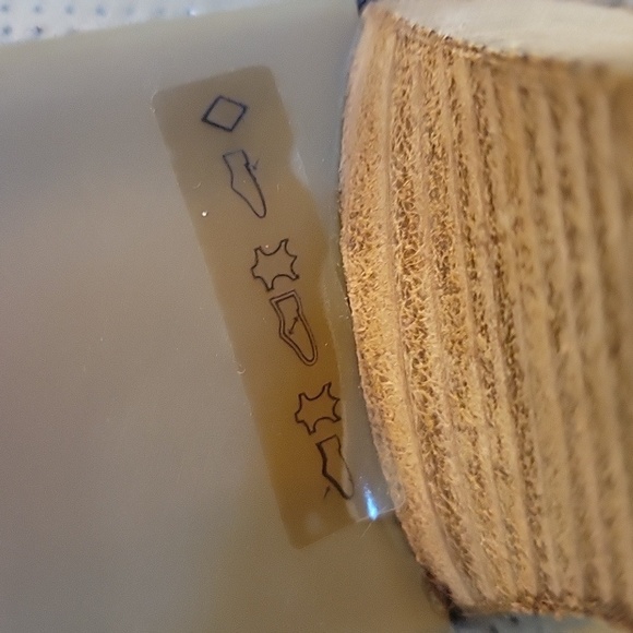 Paul Green Peeptoe Tan Heeled Suede Heeled Boots Size 9. - Picture 8 of 9